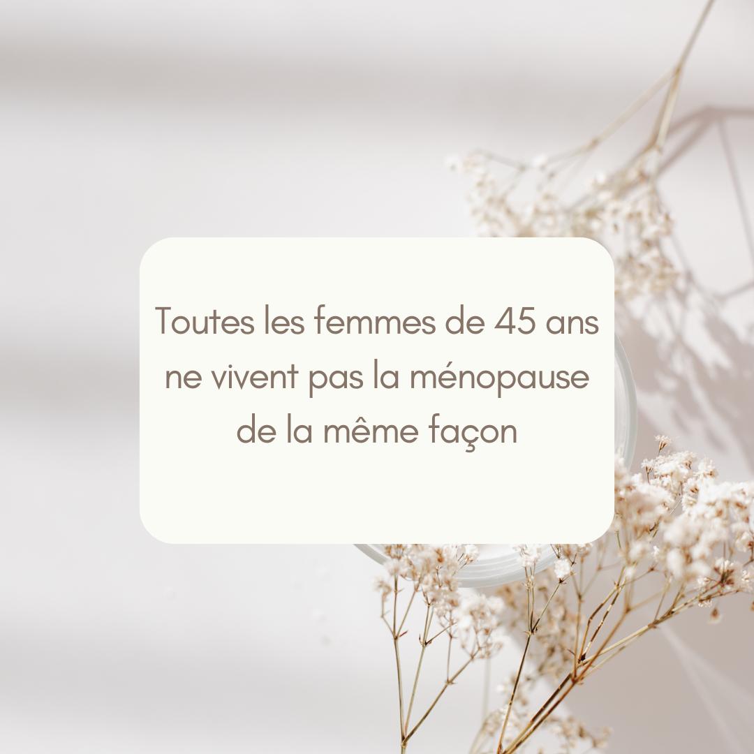 accompagnement ménopause